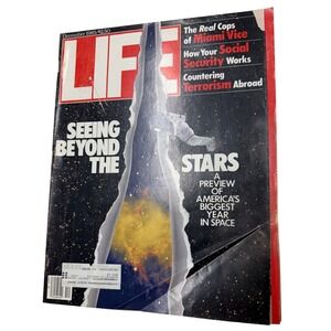 Life Magazine December 1985 Seeing Beyond the Stars Space Miami Vice Vintage